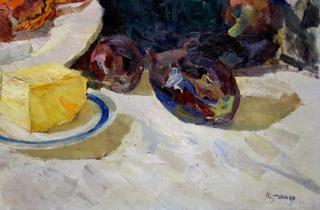 Oil painting Crayfish with beer Kerzhner Alexander Haskelevich - 5