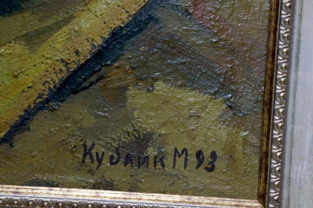 Oil painting Flowers and apples Kublik Mikhail Alekseevich - 6