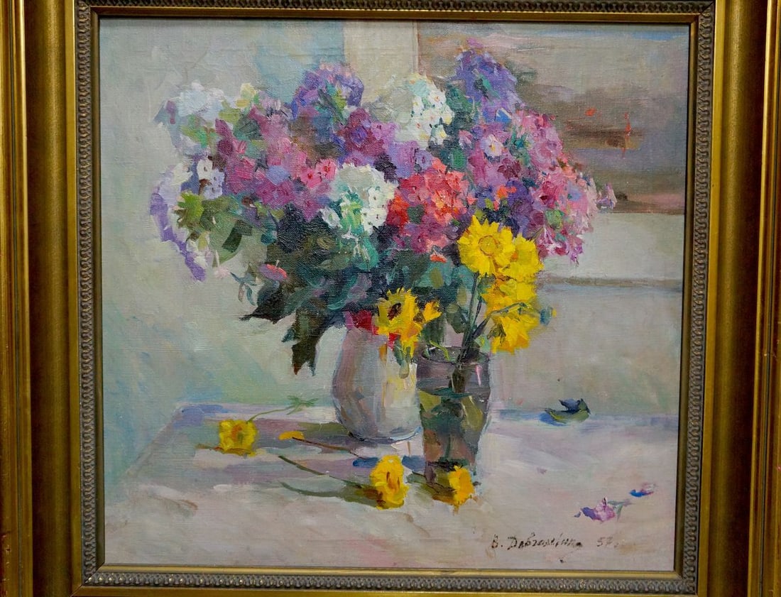 Oil painting Flexes Dovgalevskaya Vera Veniaminovna (1 of 12)