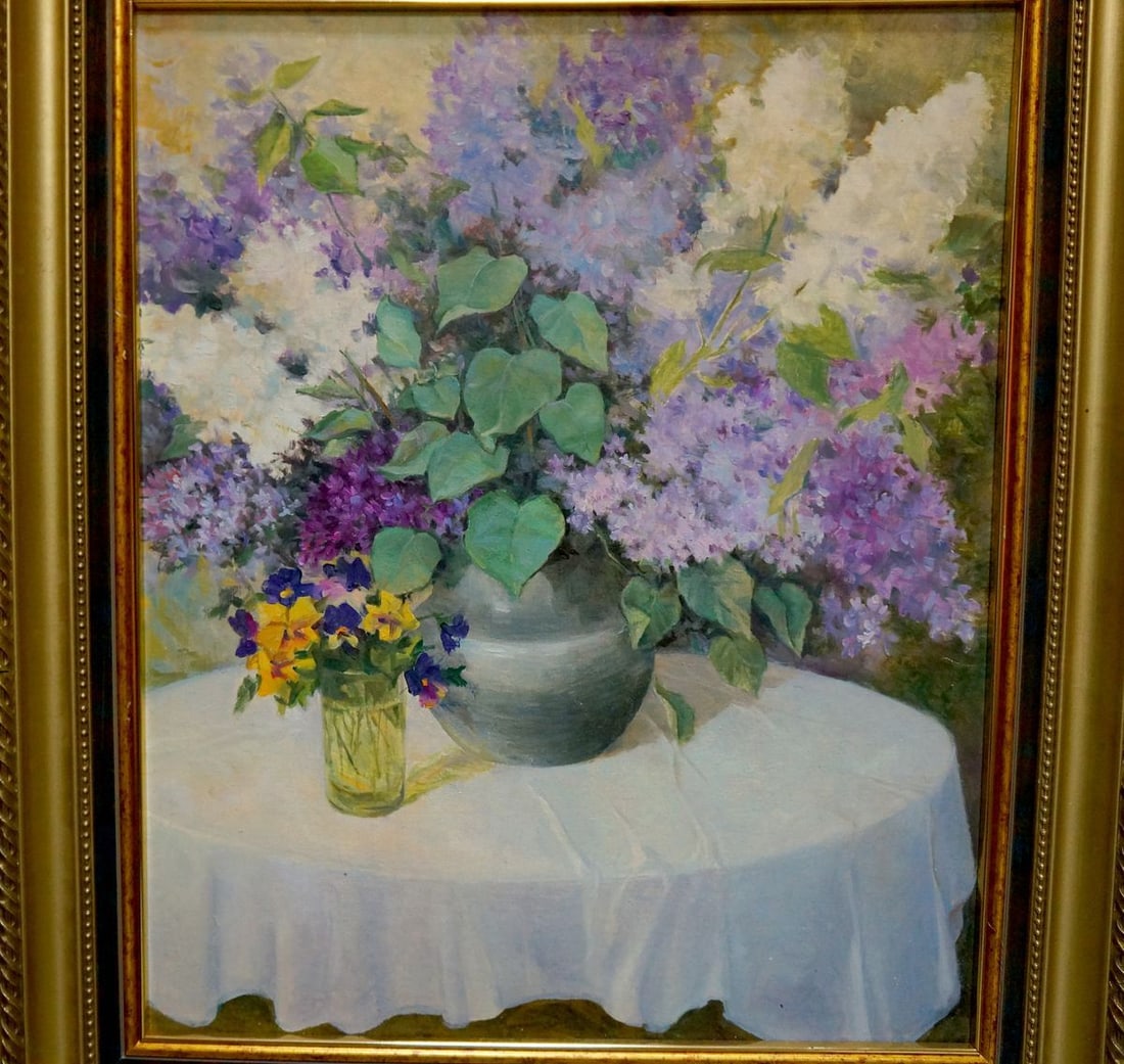 Oil painting Flowers Sliva A. I. (1 of 12)