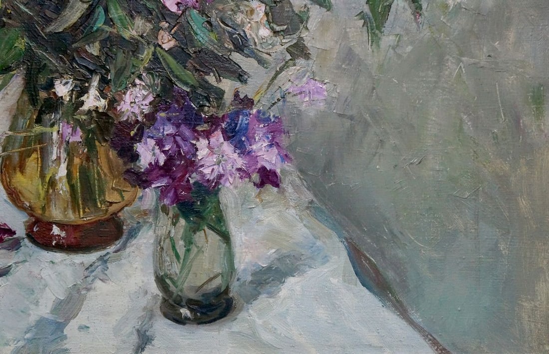 Oil painting Flowers Stolyarenko Petr Kuzmich - 5