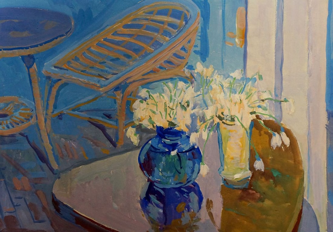 Oil painting The yard Sulimenko Petr Stepanovich - 3