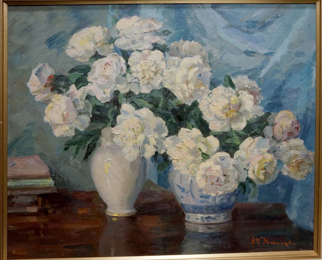 Oil painting Flowers Kisel Ivan Gordeevich (1 of 12)