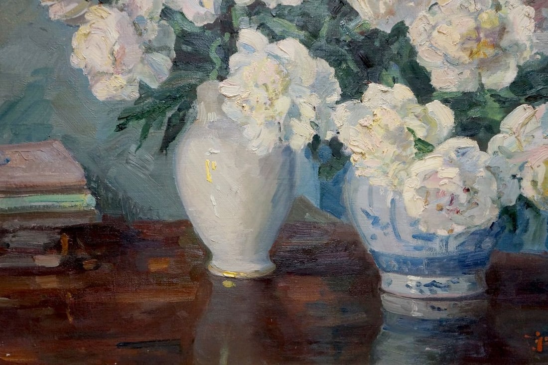 Oil painting Flowers Kisel Ivan Gordeevich - 2