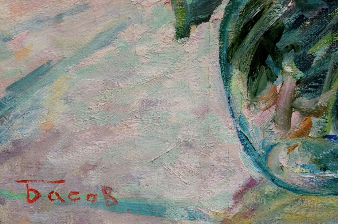 Oil painting Flowers Basov Yakov Alexandrovich - 2