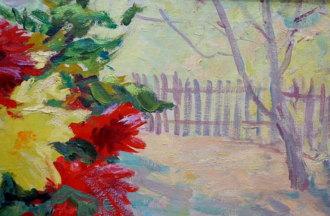 Oil painting Flowers Basov Yakov Alexandrovich - 4