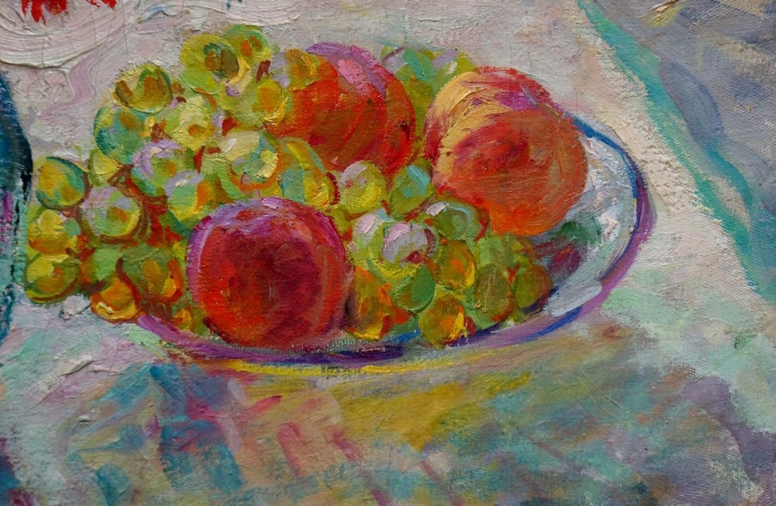 Oil painting Flowers Basov Yakov Alexandrovich - 5