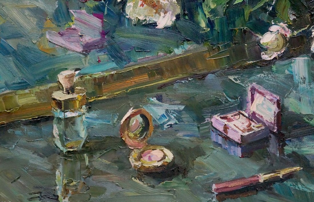 Oil painting Peonies Shapovalov Anatoly Gavrilovich - 2