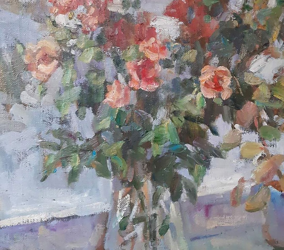 Oil painting Roses Kovalenko Ivan Mikhailovich - 4