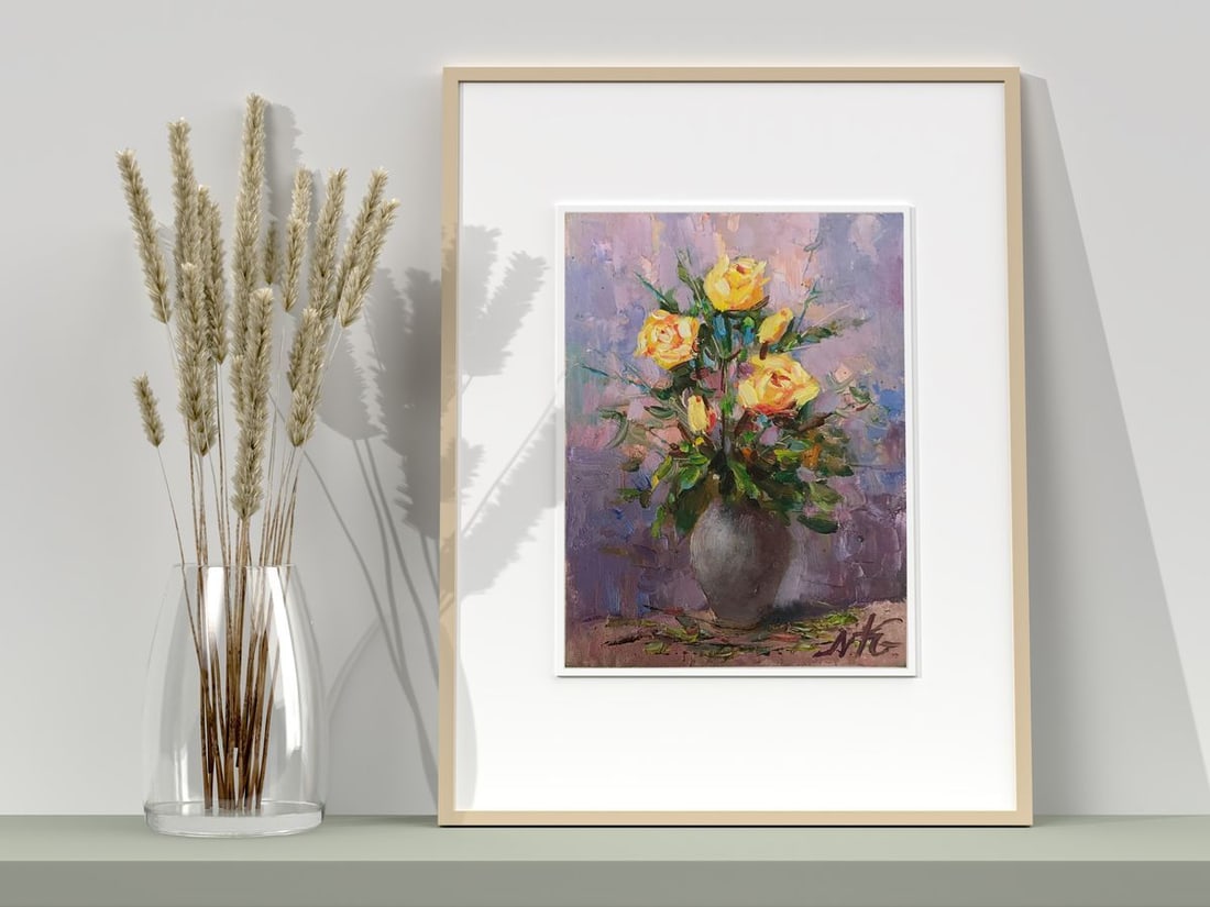 Oil painting Bouquet of roses Kuzeminsky Nikolay Borisovich - 2
