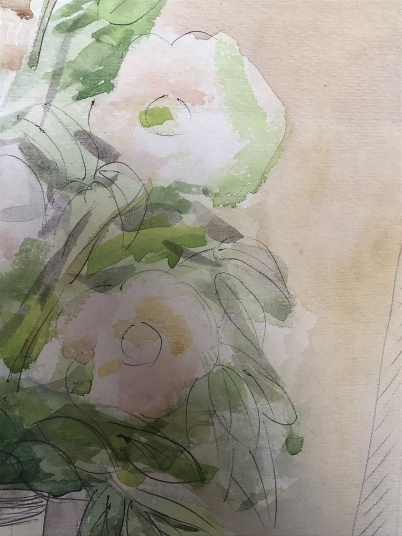 Wateroclor painting Bouquet of daisies Levenets K. G. - 6