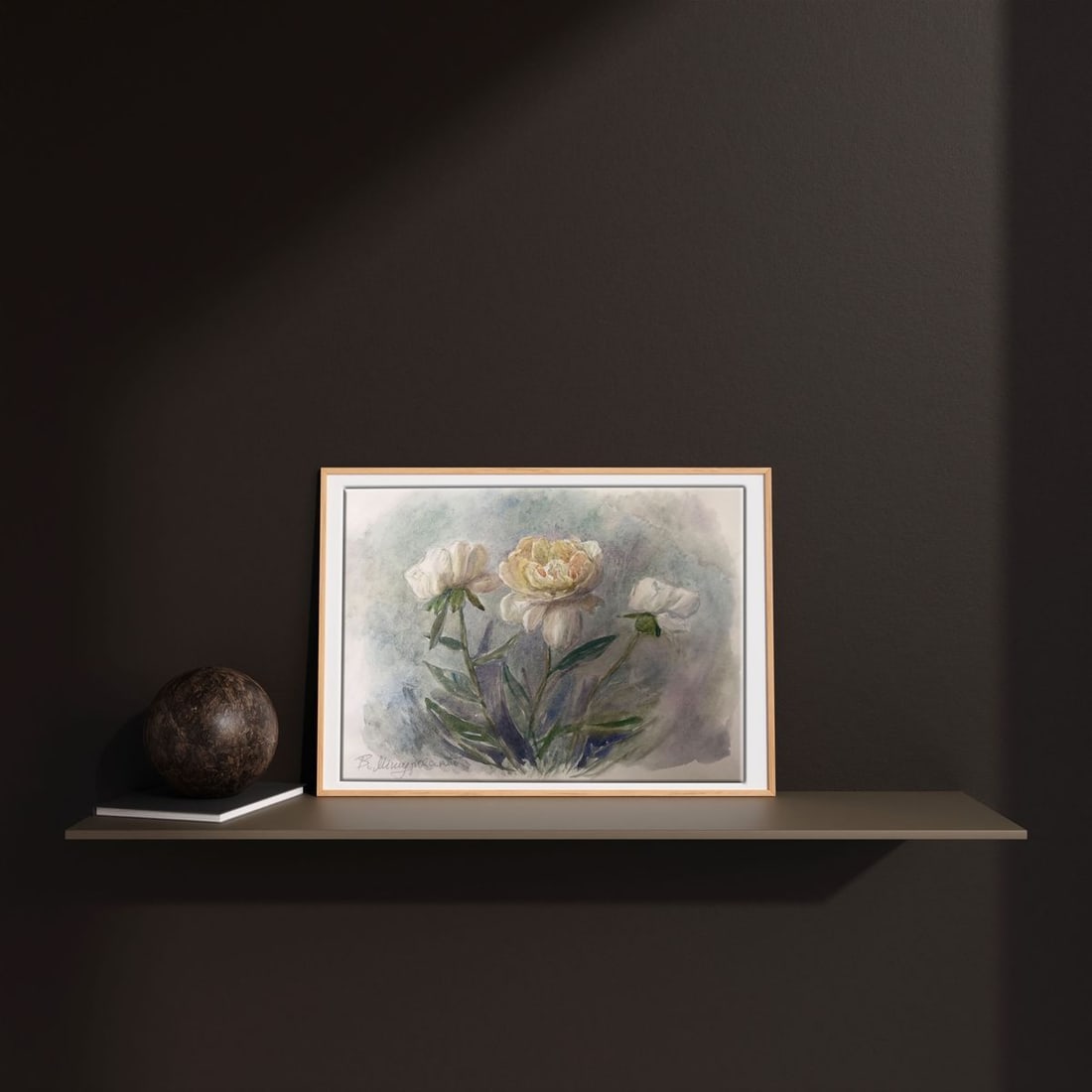 Watercolor painting Flowers bloom Wihyrovskii Victor - 3