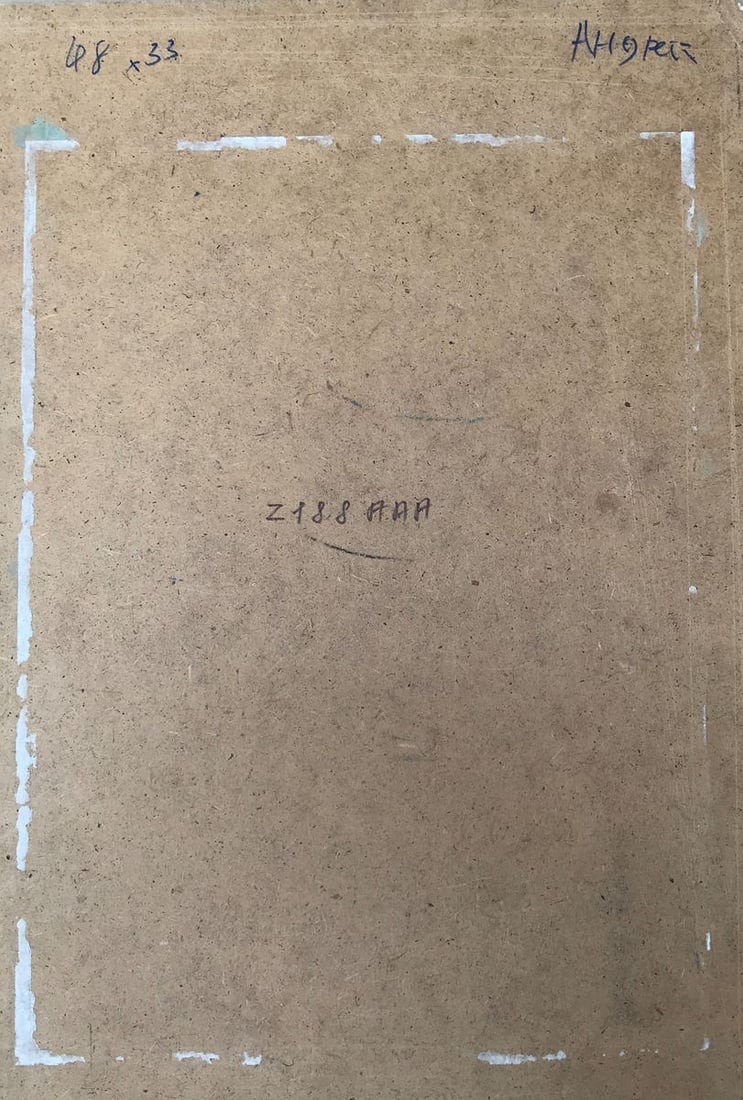 Abstract oil painting Beautiful bouquet of flowers Unknown artist - 11