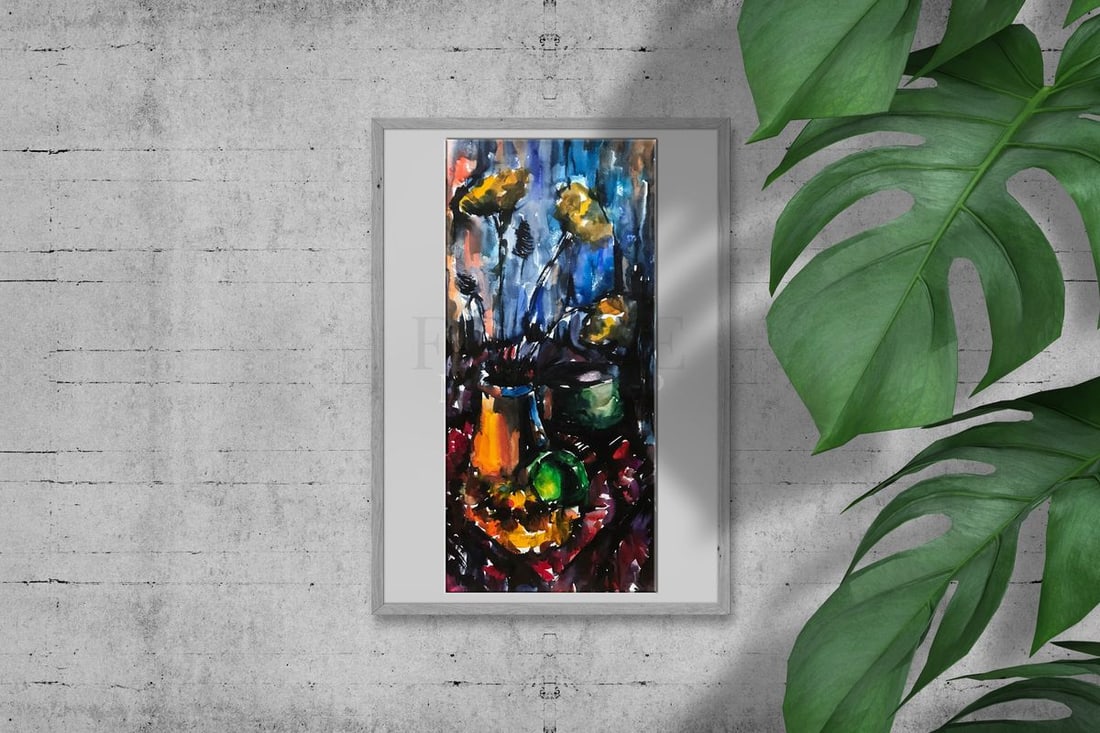 Watercolor painting Summer gifts Unknown artist - 3