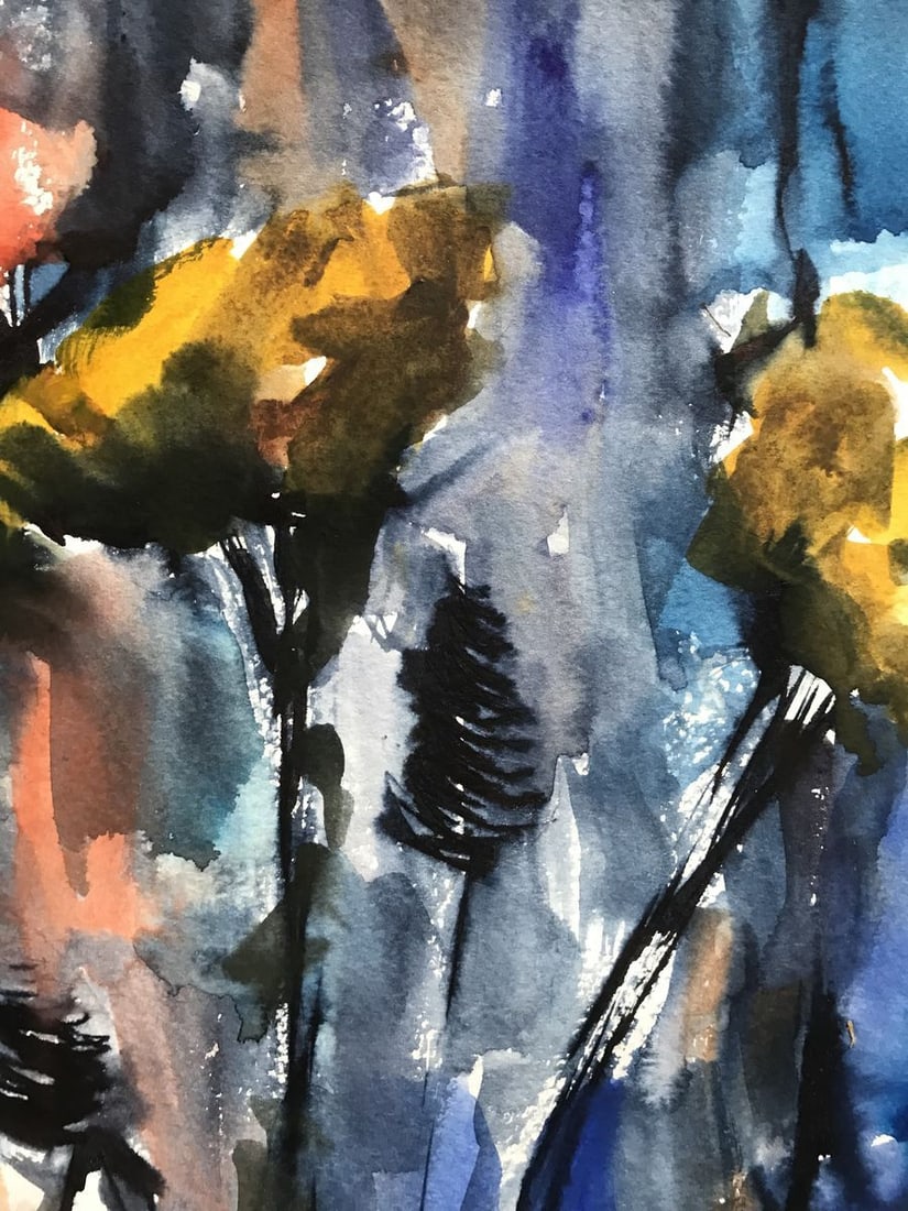 Watercolor painting Summer gifts Unknown artist - 4