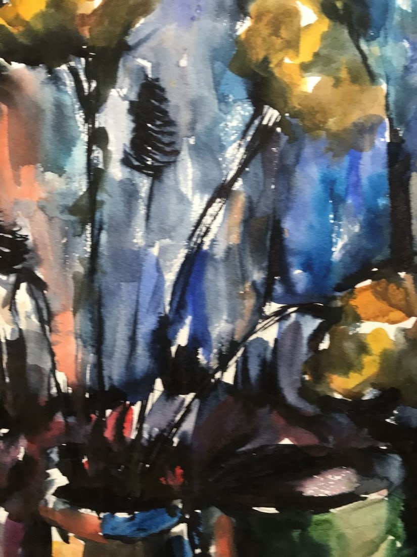 Watercolor painting Summer gifts Unknown artist - 6