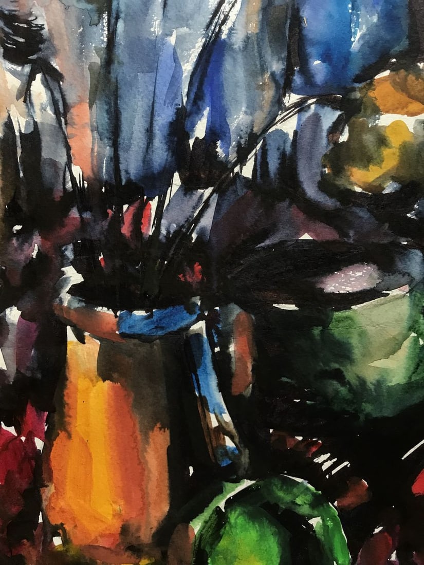 Watercolor painting Summer gifts Unknown artist - 8