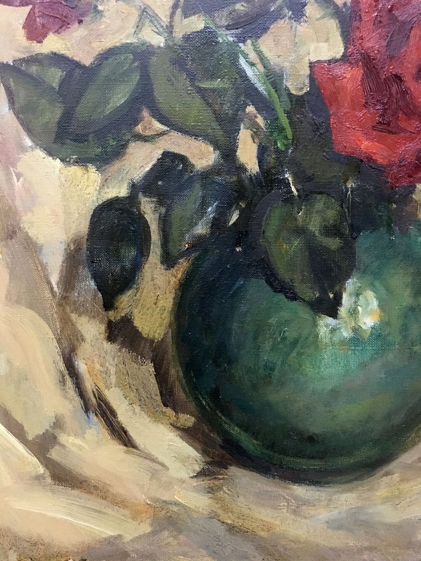 Oil painting Red roses Bronstein Mark Emmanuilovich - 2