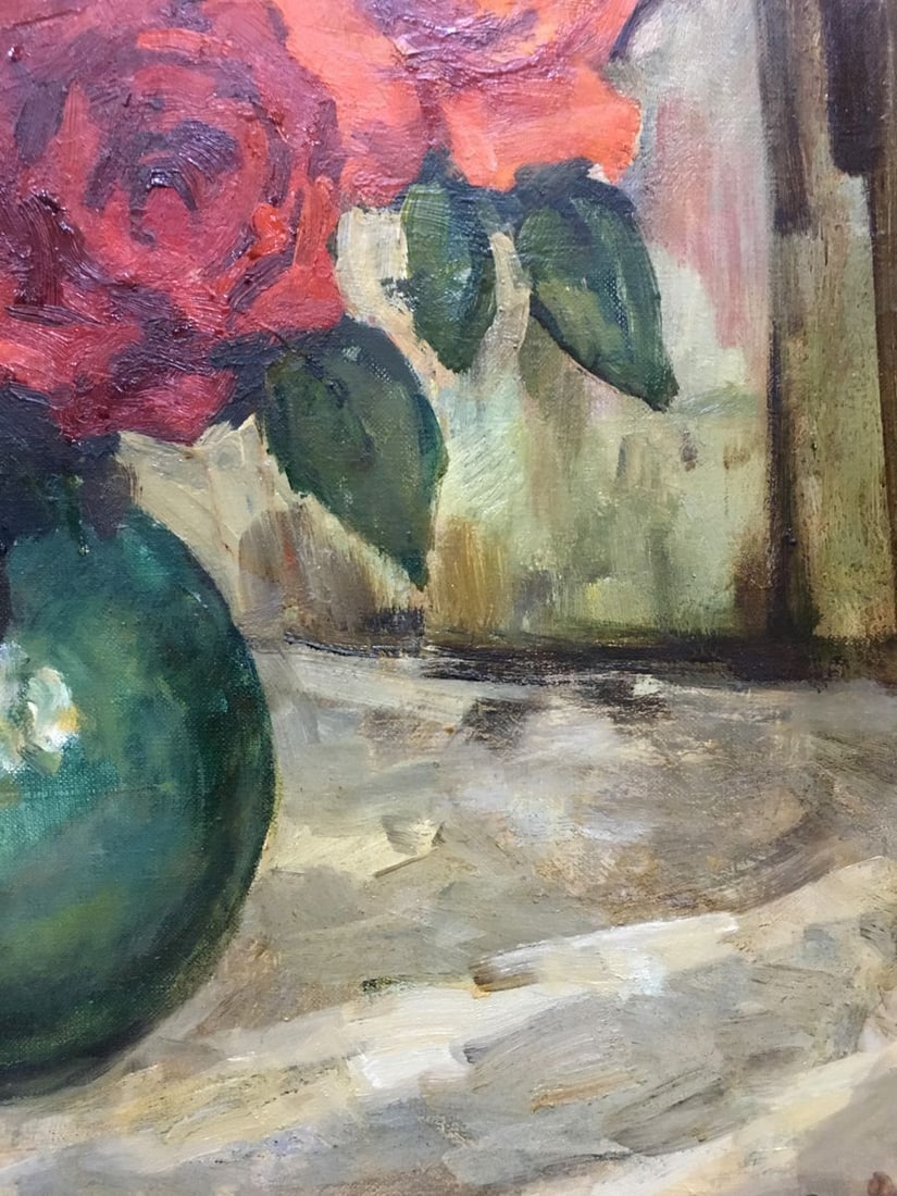 Oil painting Red roses Bronstein Mark Emmanuilovich - 3