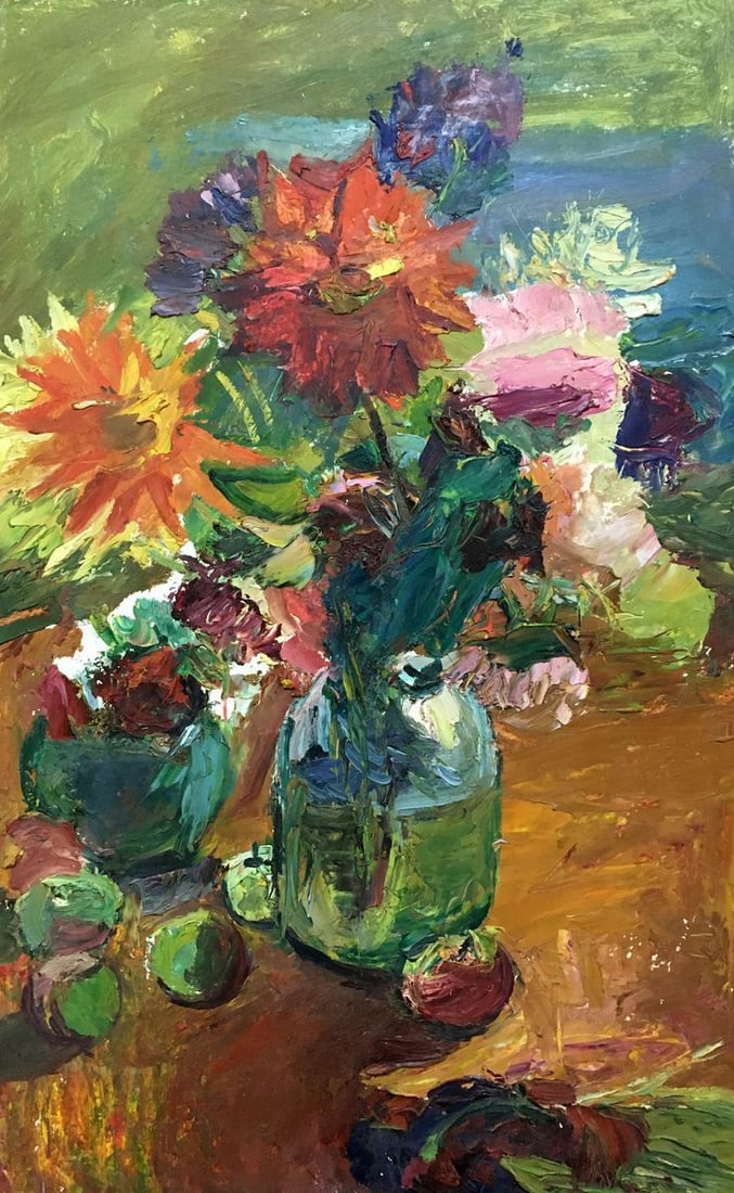 Oil painting Still life Gantman Moses Faybovich (1 of 9)