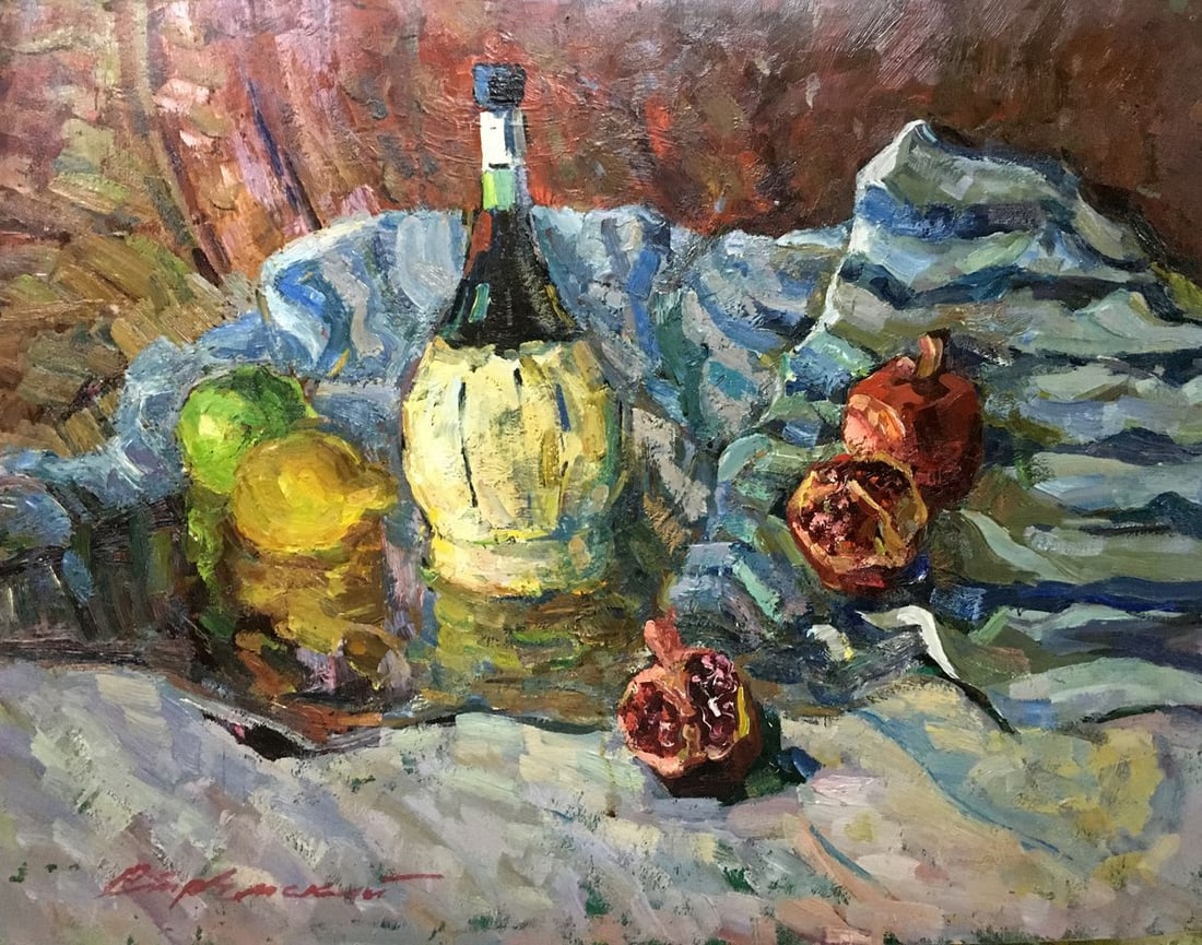 Oil painting For the new year Stremsky Alexander Ivanovich (1 of 13)