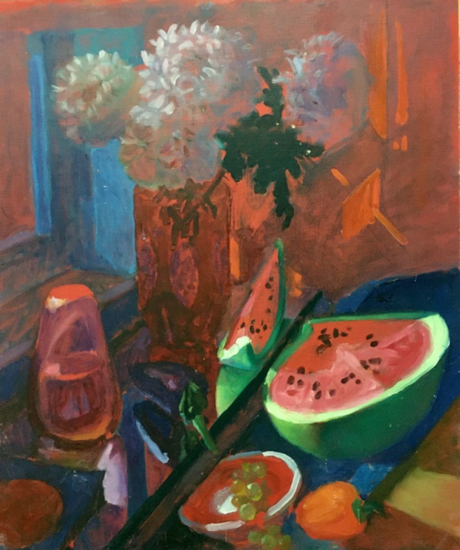 Oil painting Still life with watermelons Knishevsky Vladimir Leonidovich (1 of 8)