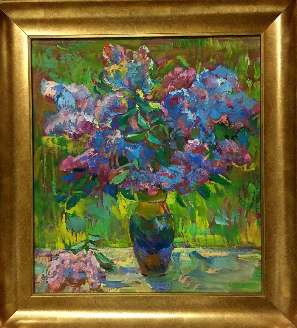 Oil painting Lilac Chegodar Vasily Dmitrievich (1 of 15)