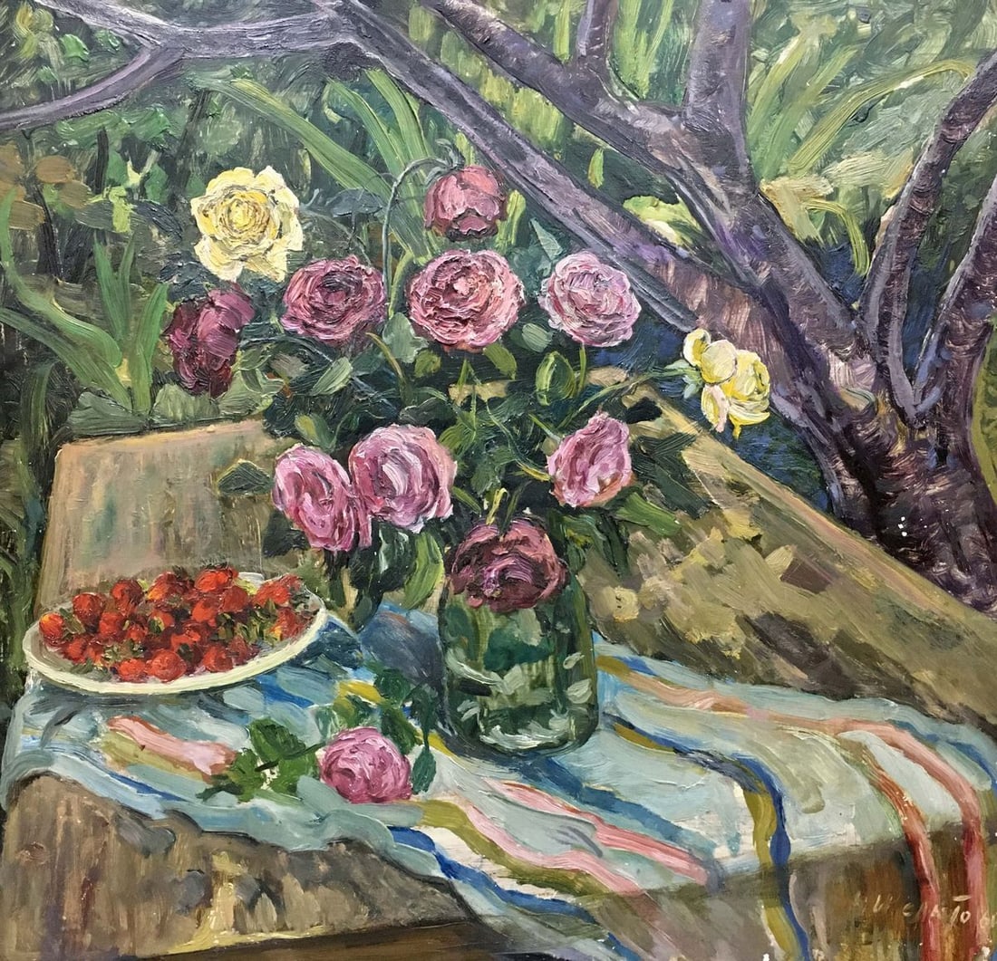 Oil painting Still life Shelyuto Nikolay Andreevich (1 of 11)