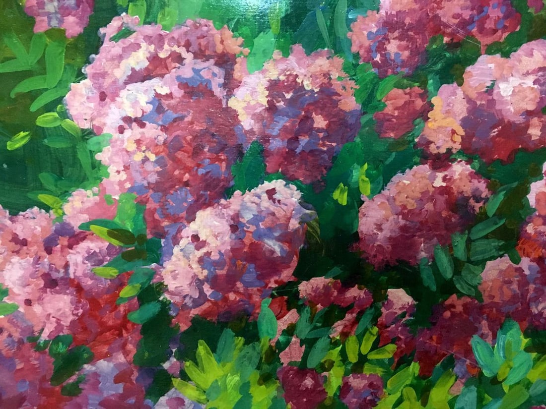 Oil painting Garden Masik Vladimir Ilyich - 3