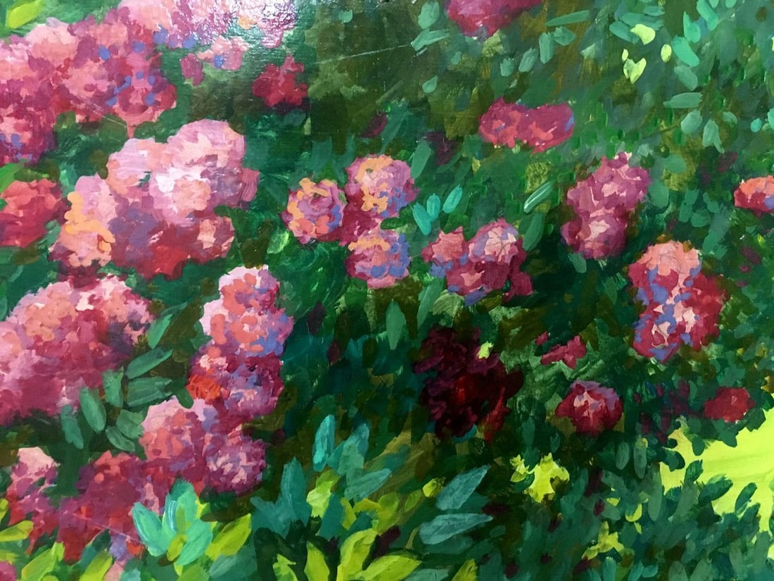 Oil painting Garden Masik Vladimir Ilyich - 4