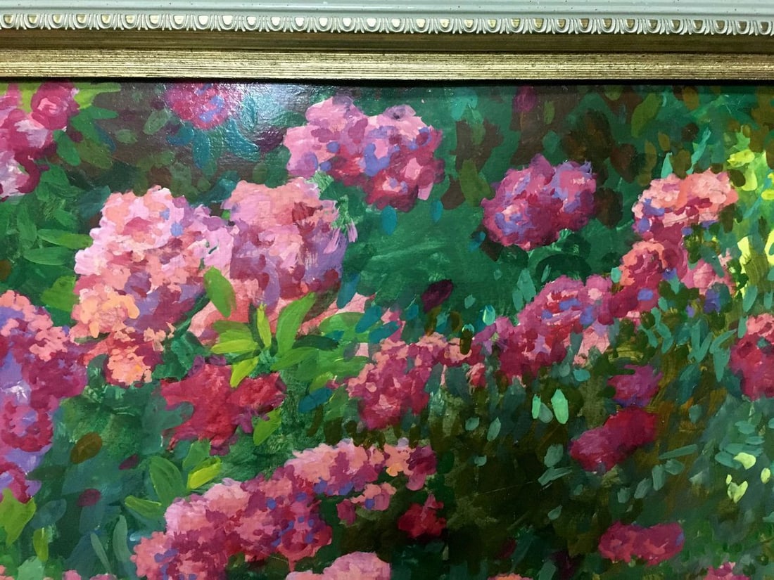 Oil painting Garden Masik Vladimir Ilyich - 5