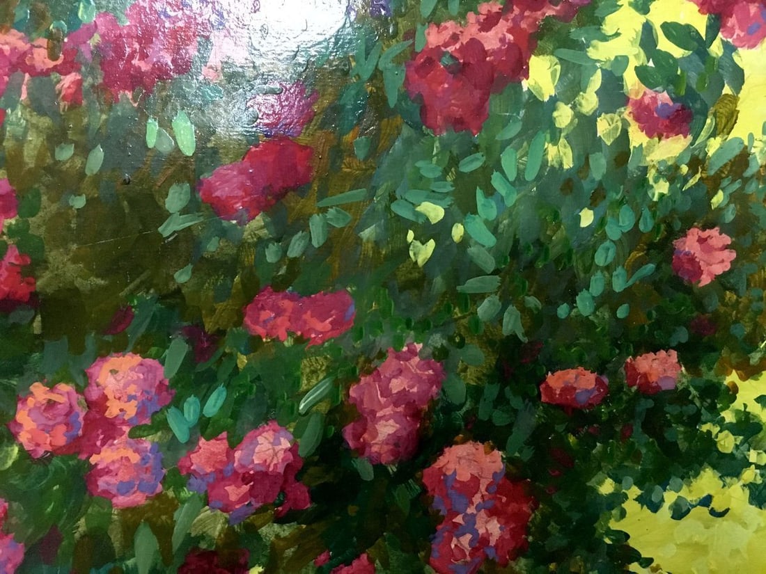 Oil painting Garden Masik Vladimir Ilyich - 7