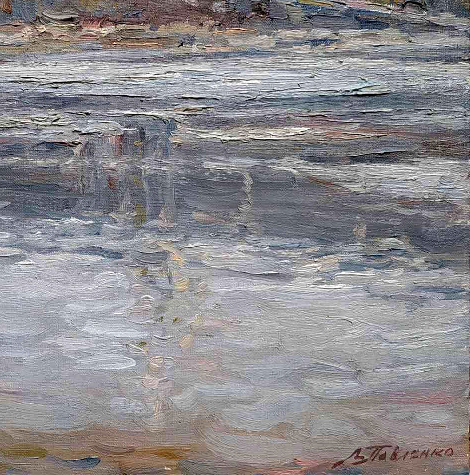 Oil painting View of the Church Leonid Pavlenko - 5