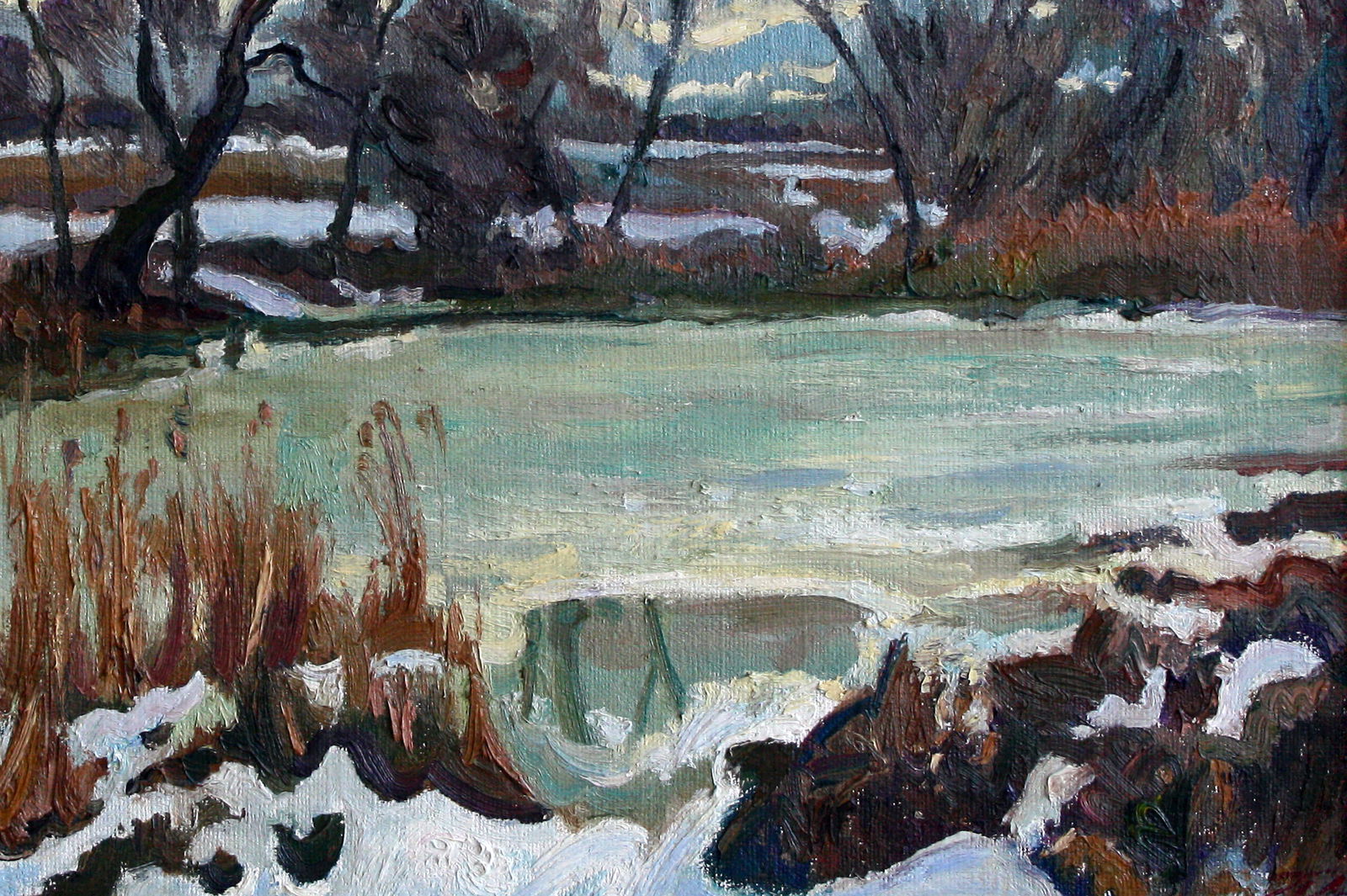 Oil painting Thaw Leonid Pavlenko - 5