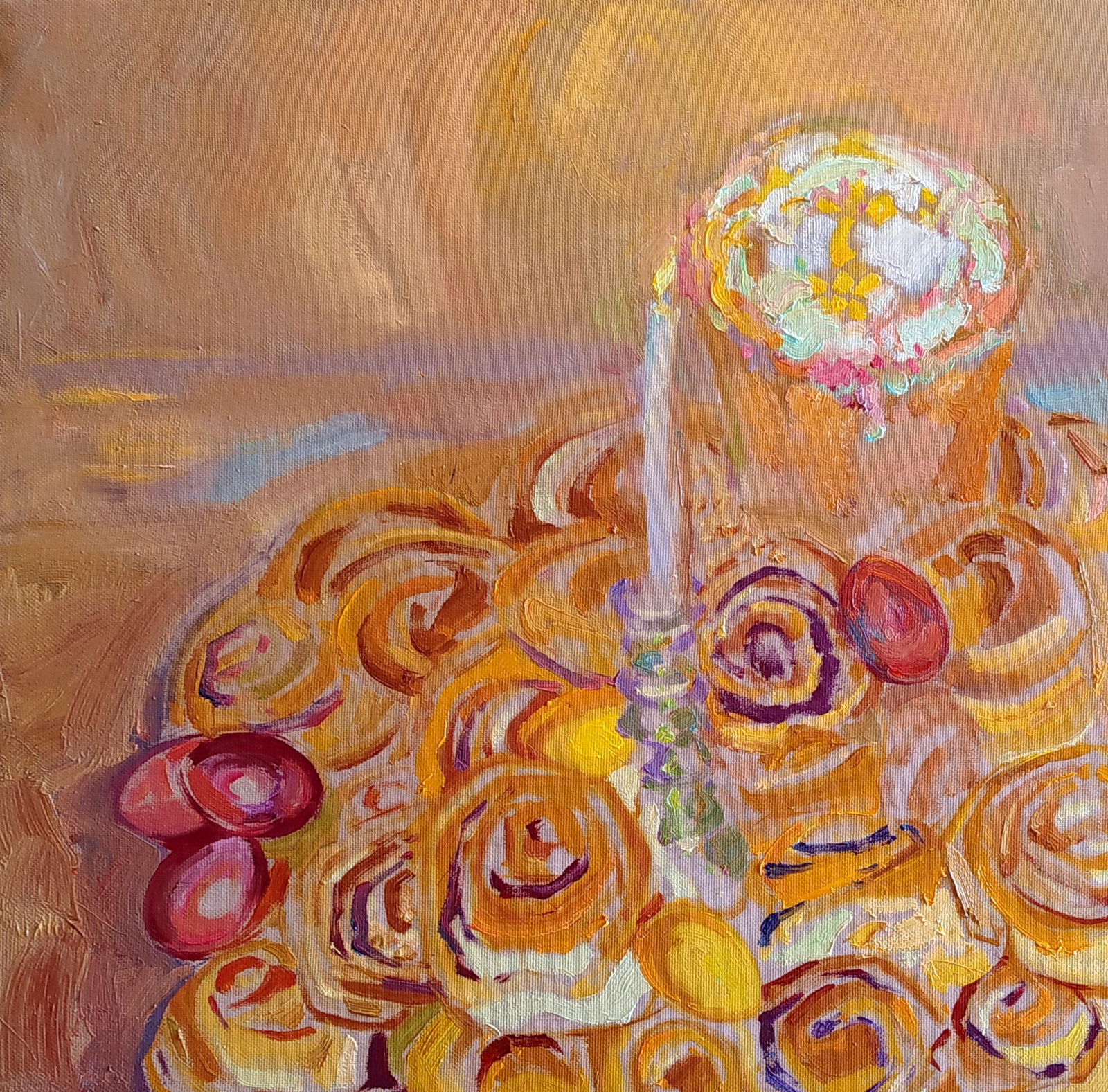 Oil painting Easter still life Leonid Pavlenko - 2