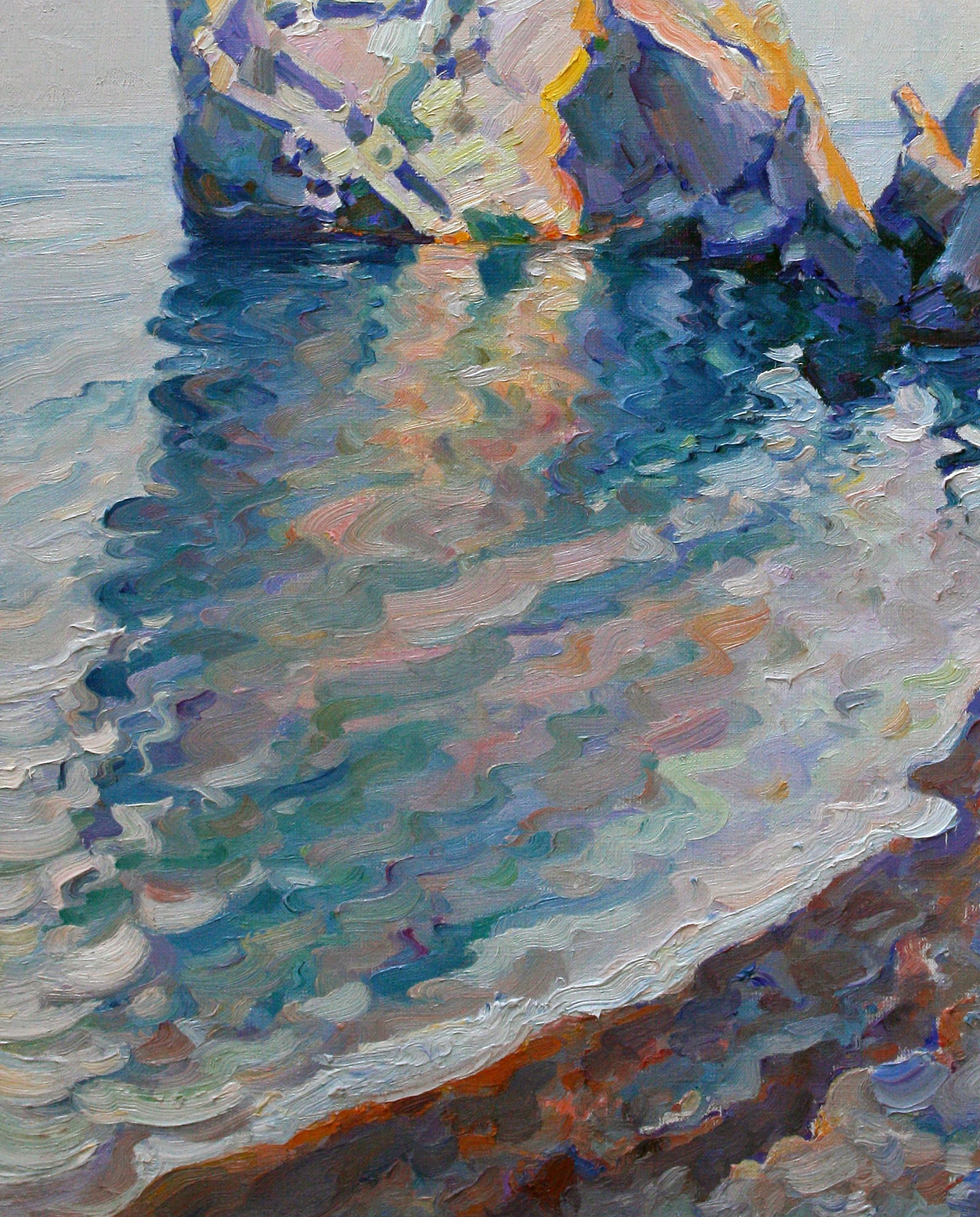 Oil painting Rock on the seashore Leonid Pavlenko - 4