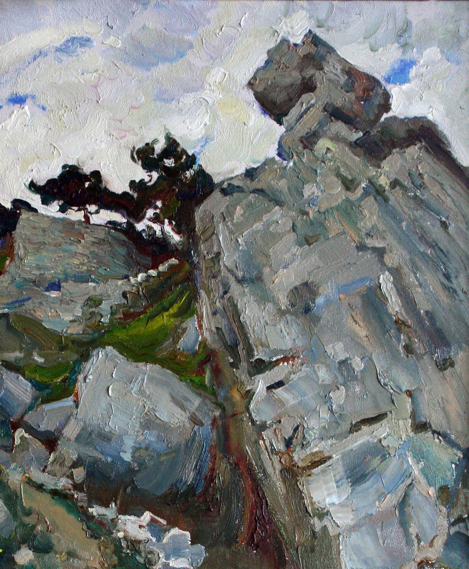 Oil painting Among the rocks Leonid Pavlenko - 3