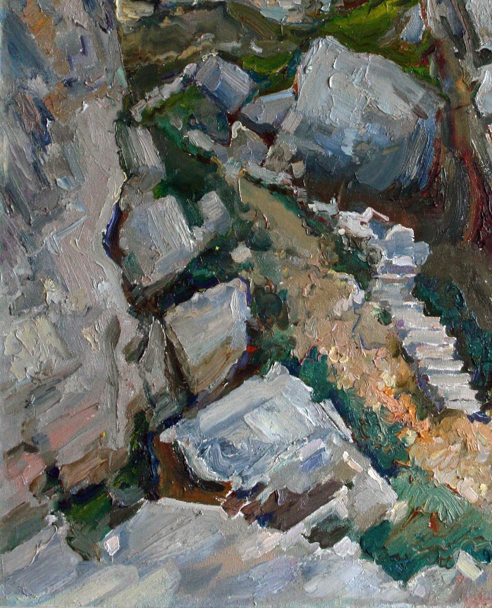 Oil painting Among the rocks Leonid Pavlenko - 4