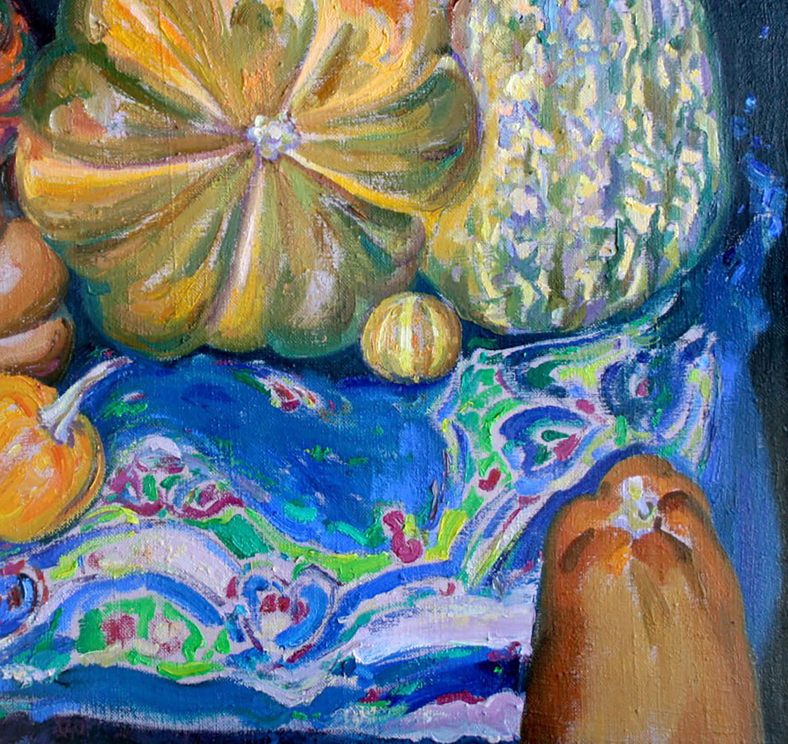 Oil painting Large and small pumpkins Leonid Pavlenko - 5