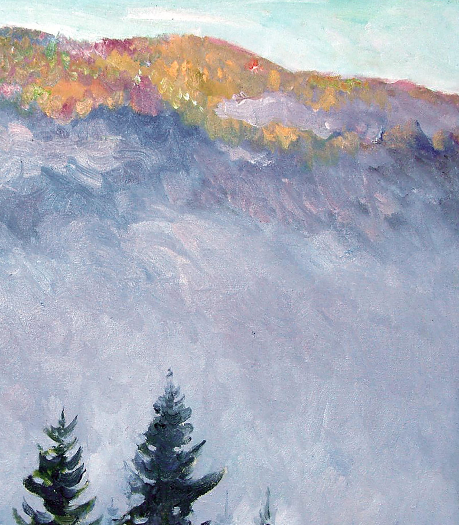 Oil painting Morning fog Leonid Pavlenko - 3