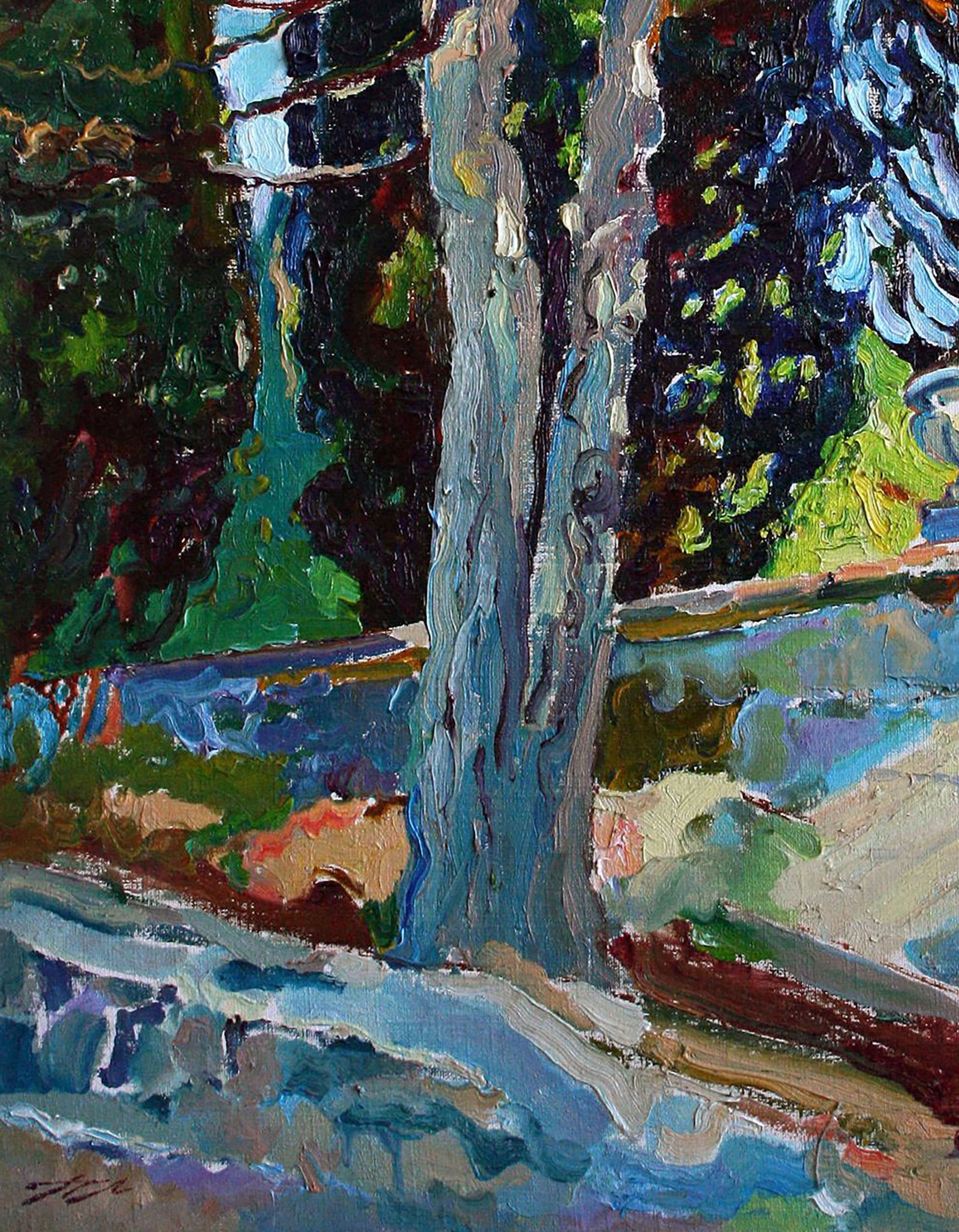 Oil painting Morning in the park Leonid Pavlenko - 4