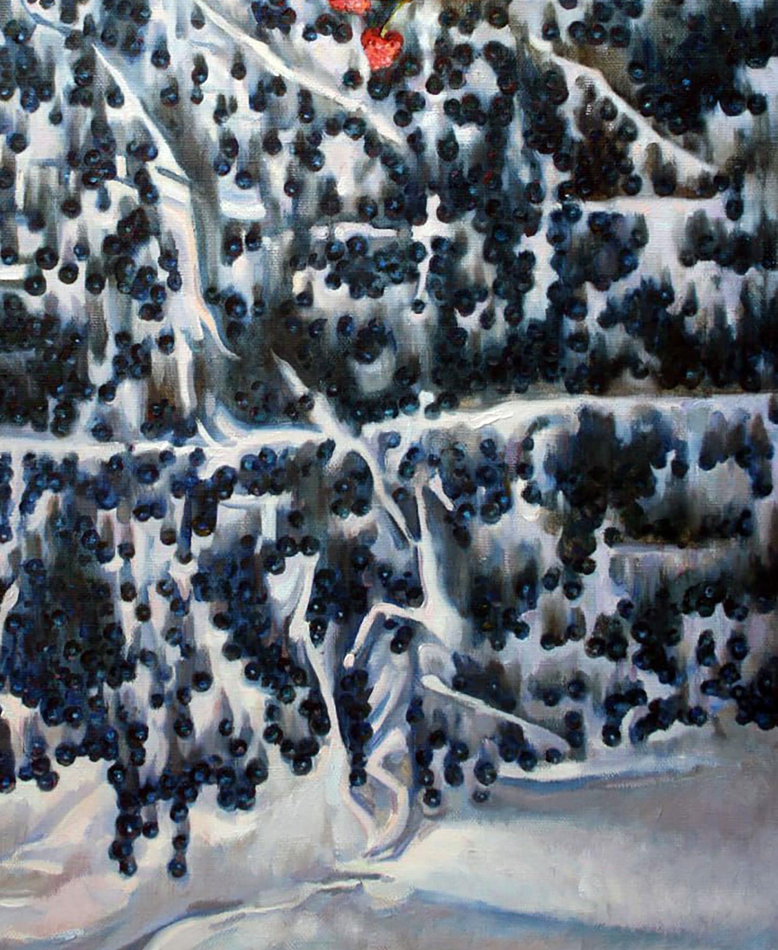 Oil painting Raspberry berry Leonid Pavlenko - 5