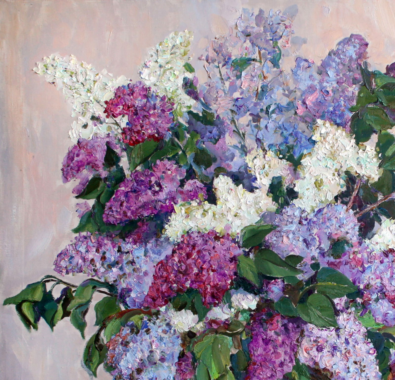 Oil painting Bouquet of lilacs Leonid Pavlenko - 2