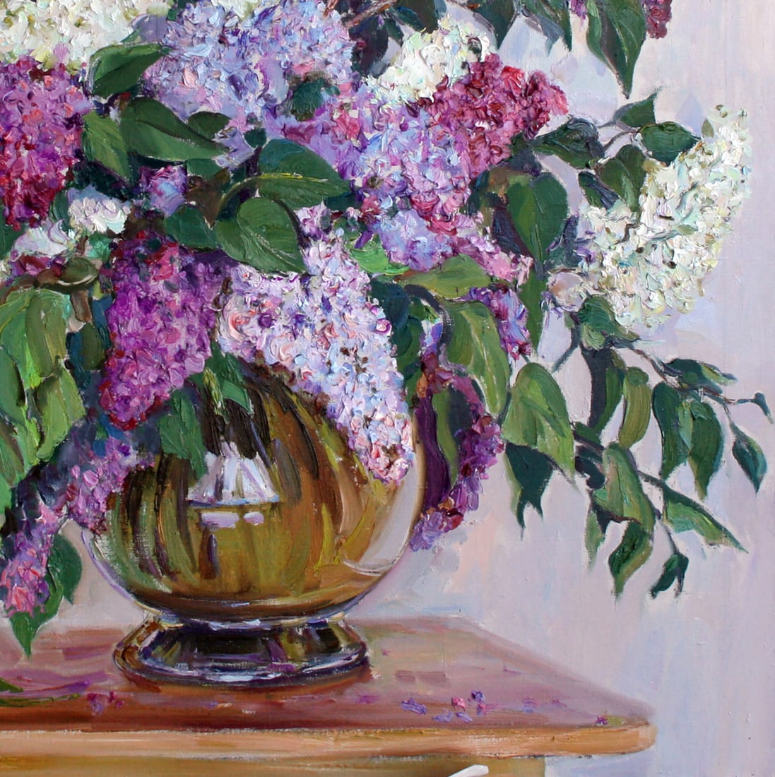 Oil painting Bouquet of lilacs Leonid Pavlenko - 5