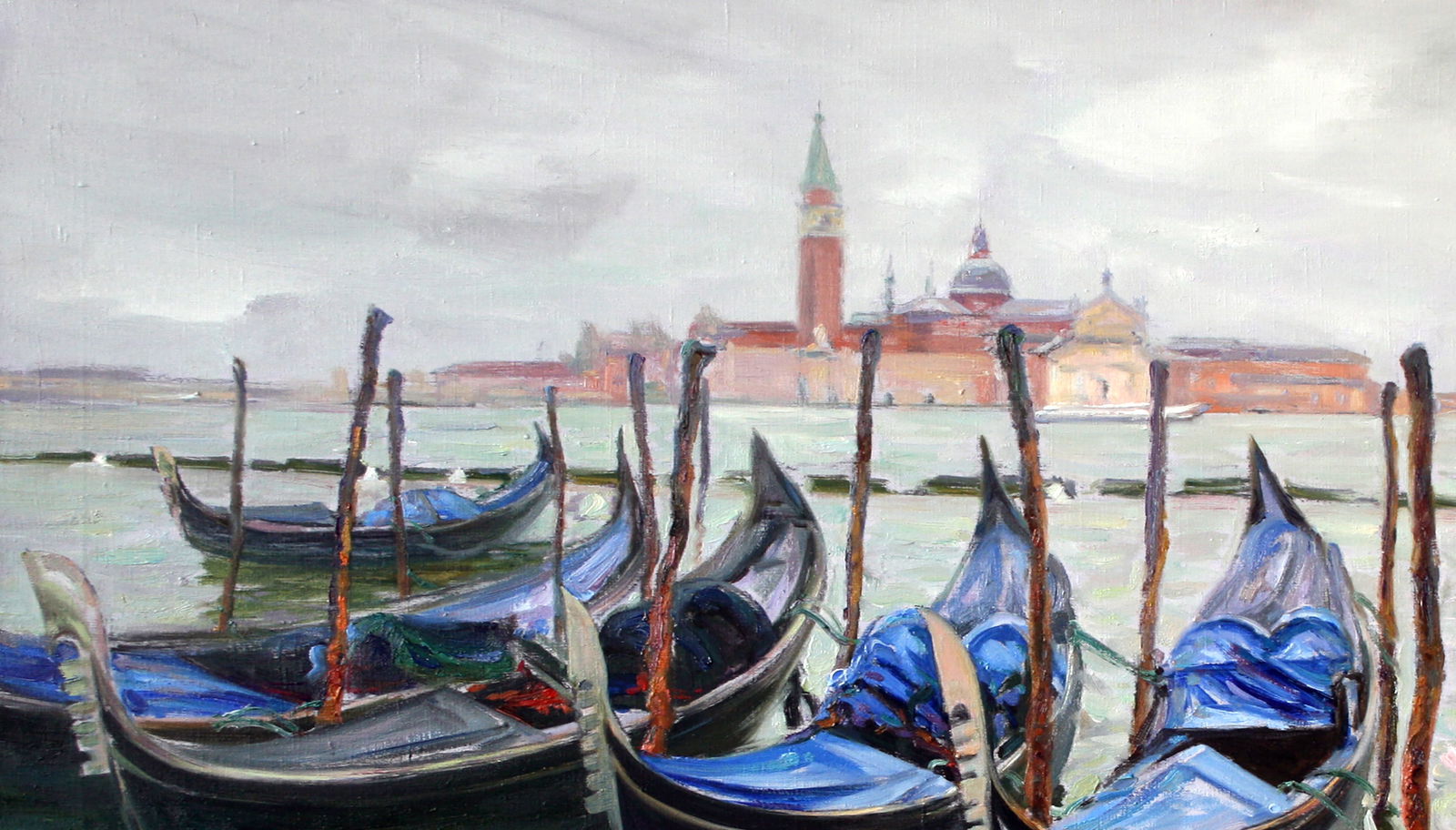 Oil painting Gondolas Leonid Pavlenko - 2