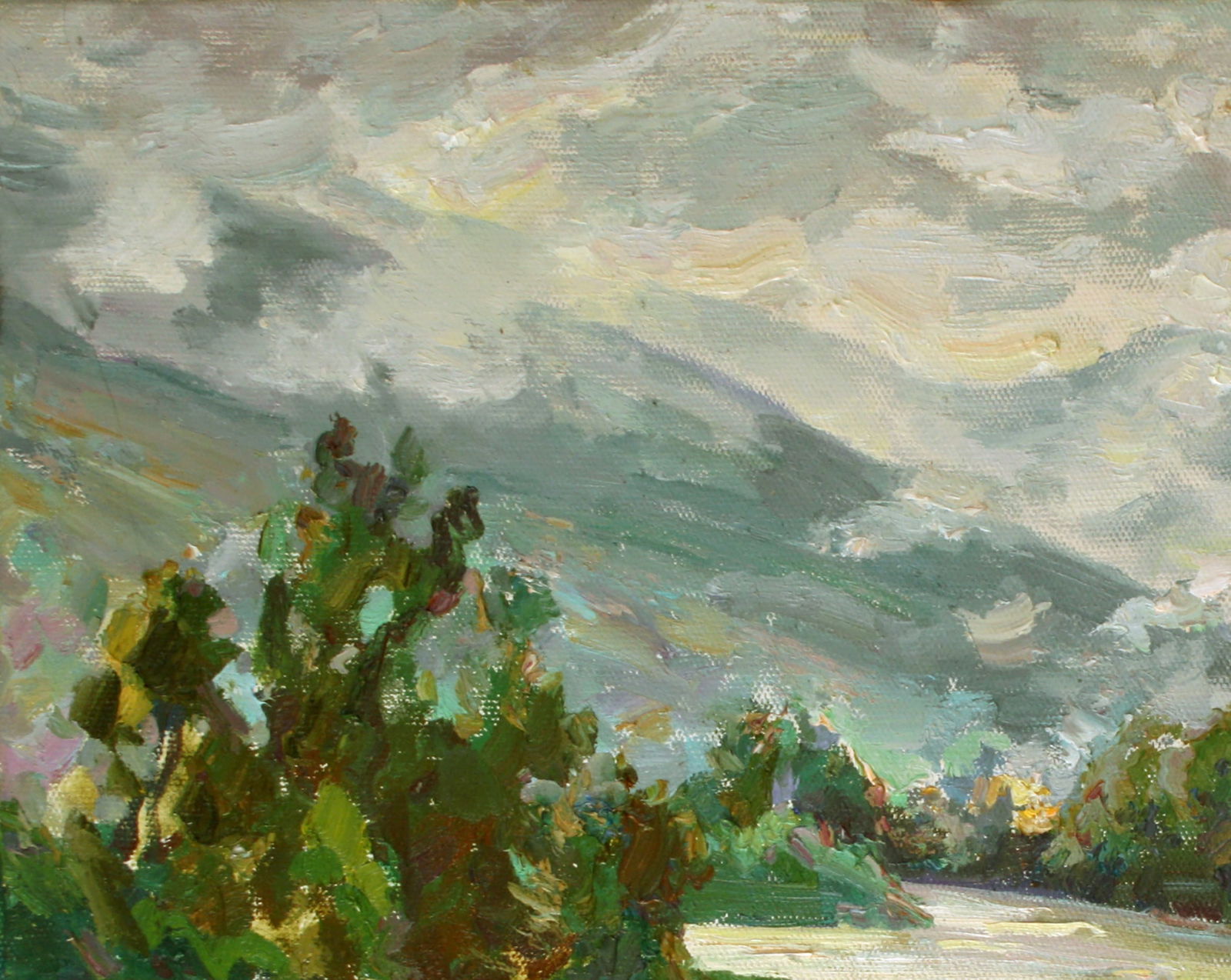 Oil painting Mountain river Leonid Pavlenko - 2