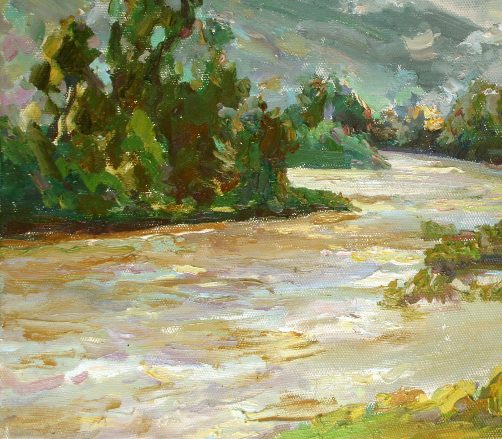 Oil painting Mountain river Leonid Pavlenko - 4