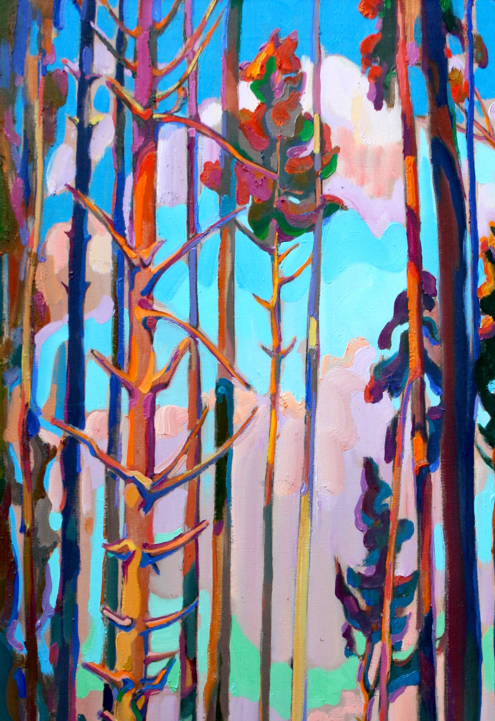 Oil painting Red pines Leonid Pavlenko - 2