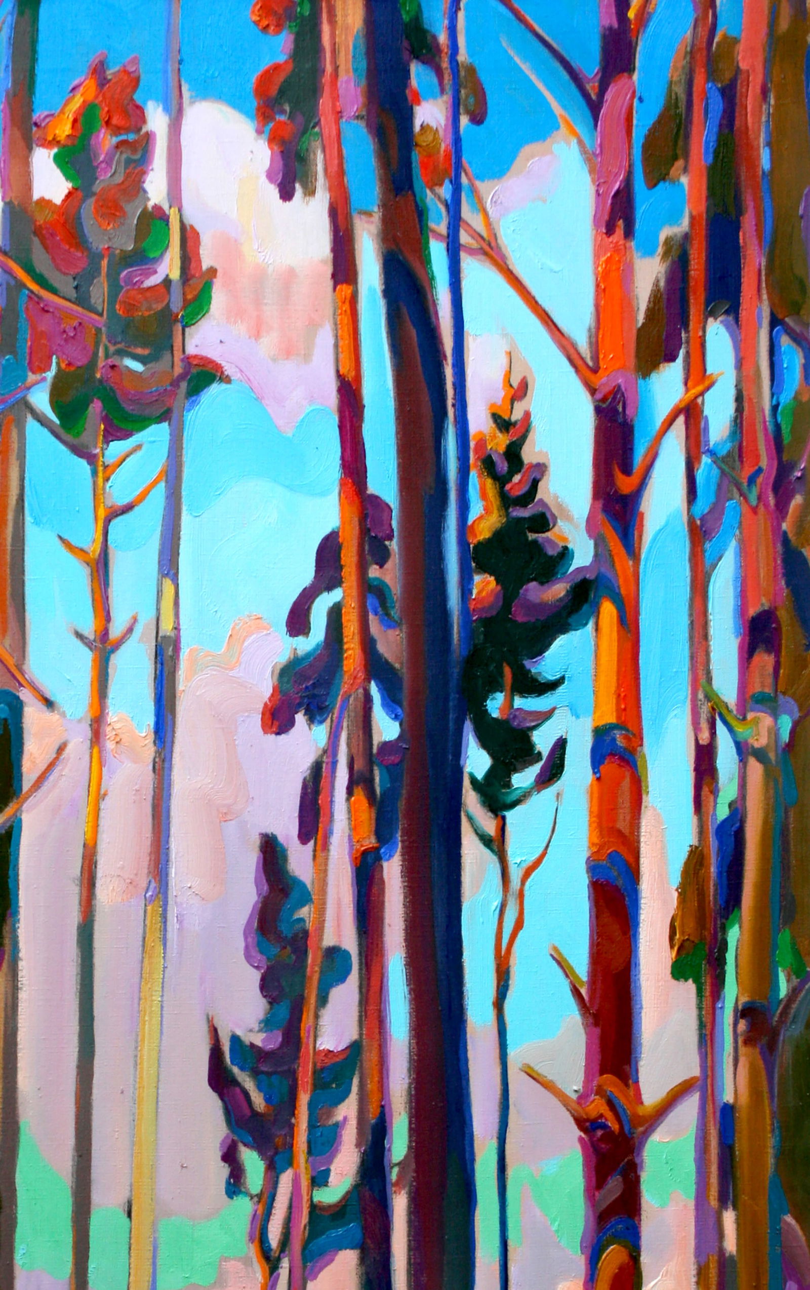 Oil painting Red pines Leonid Pavlenko - 3