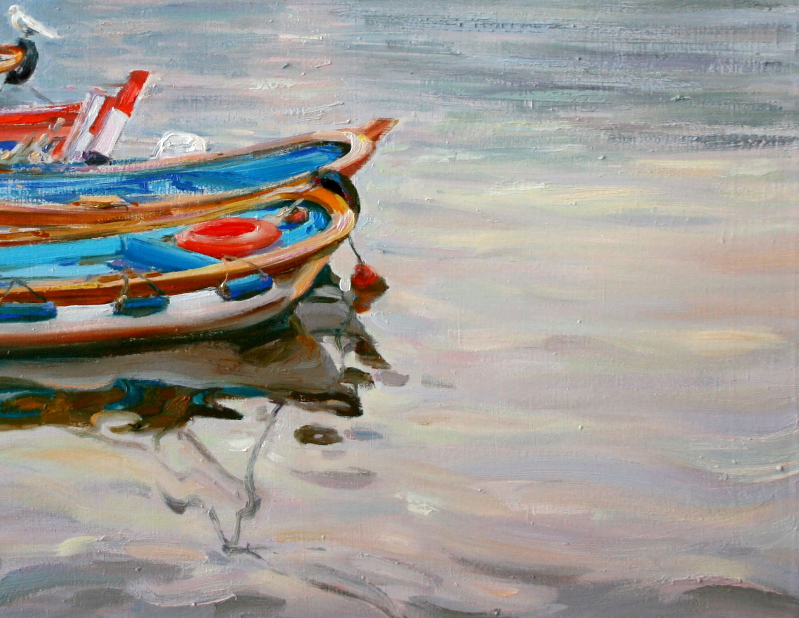 Oil painting Boats Leonid Pavlenko - 5